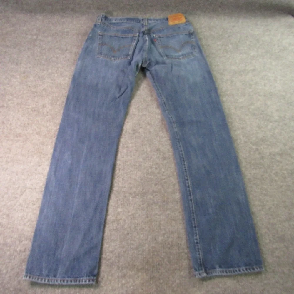 Levis 501 Jeans Mens 36x36 Original Straight Leg Blue‎ Denim Button Fly Classic
